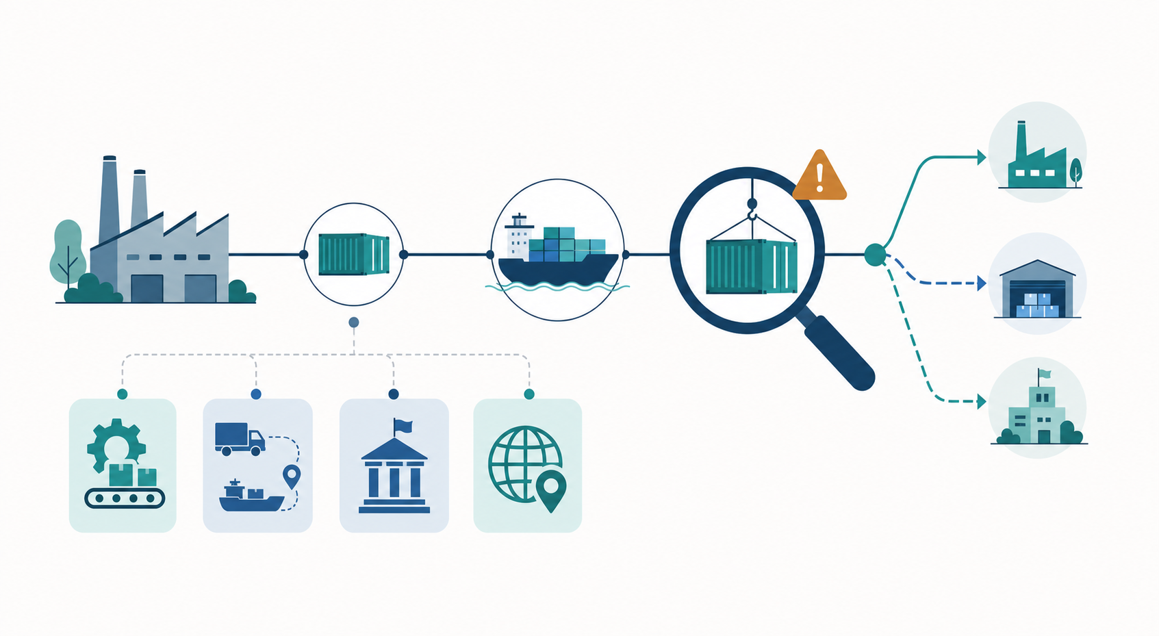 A workflow for classifying supply chain risk signals and routing them to decisions